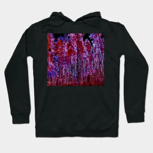 Neon Forest Cyberpunk/Vaporwave Inspired Art Hoodie